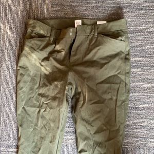 Gap dress pants— army green